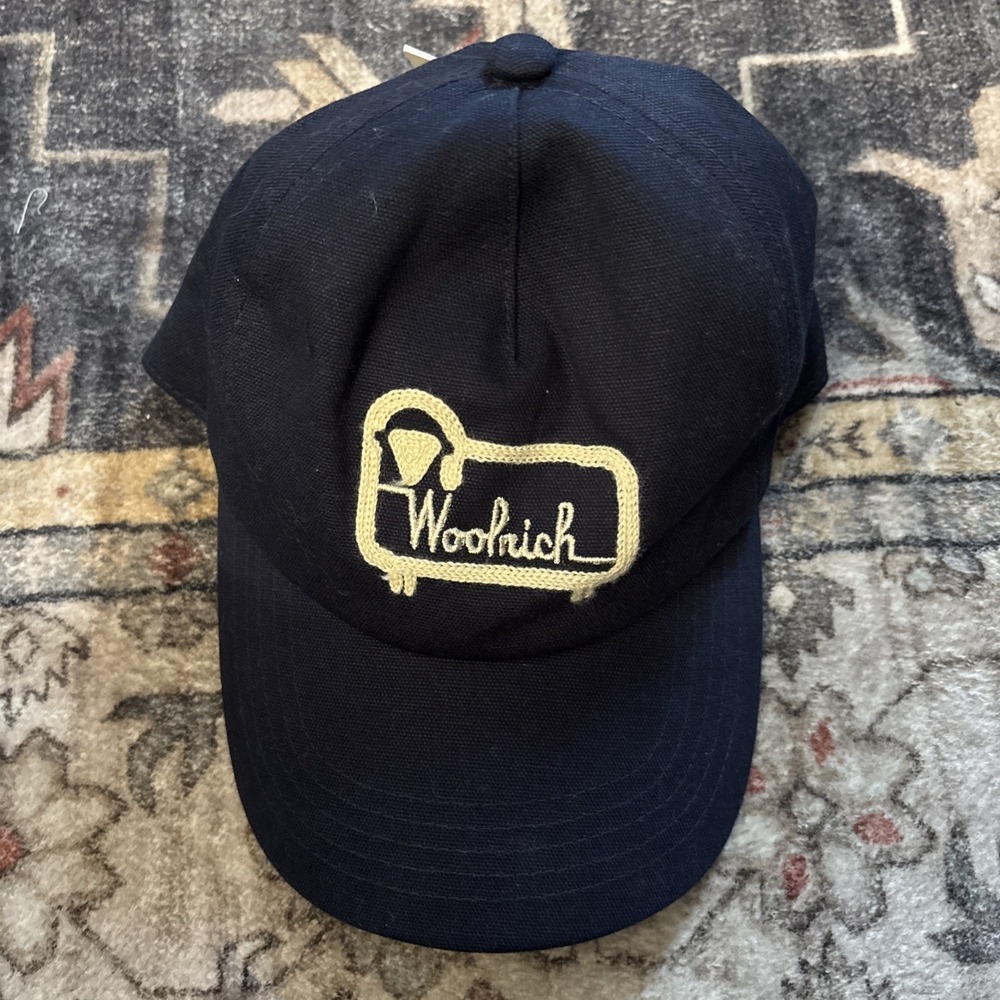 NWT Woolrich Baseball Cap, Strap Adjustable Navy